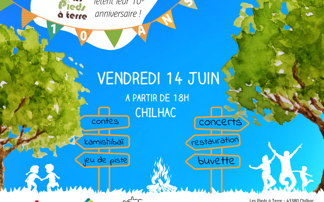 10 ans Pieds à Terre